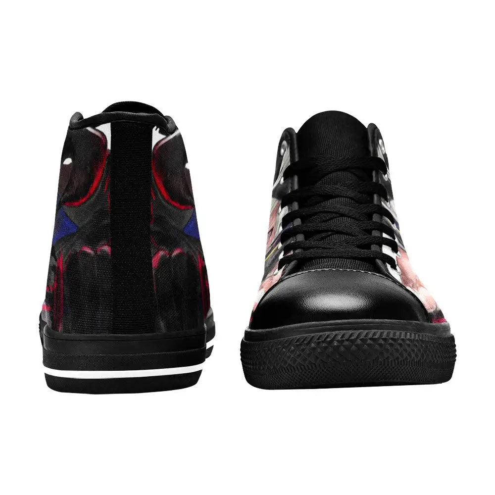 Black Clover Asta Devil Form Custom High Top Sneakers Shoes