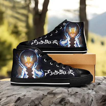 Black Clover Luck Voltia Custom High Top Sneakers Shoes