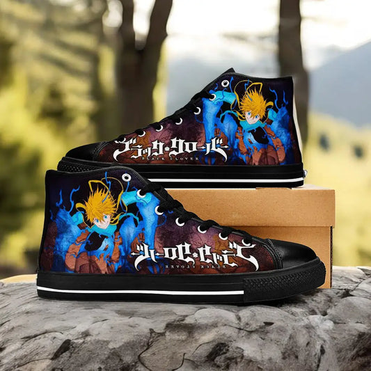 Black Clover Luck Voltia Custom High Top Sneakers Shoes