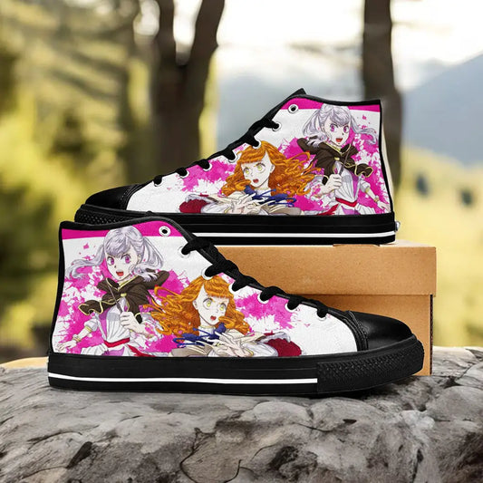 Black Clover Mimosa Noelle Custom High Top Sneakers Shoes