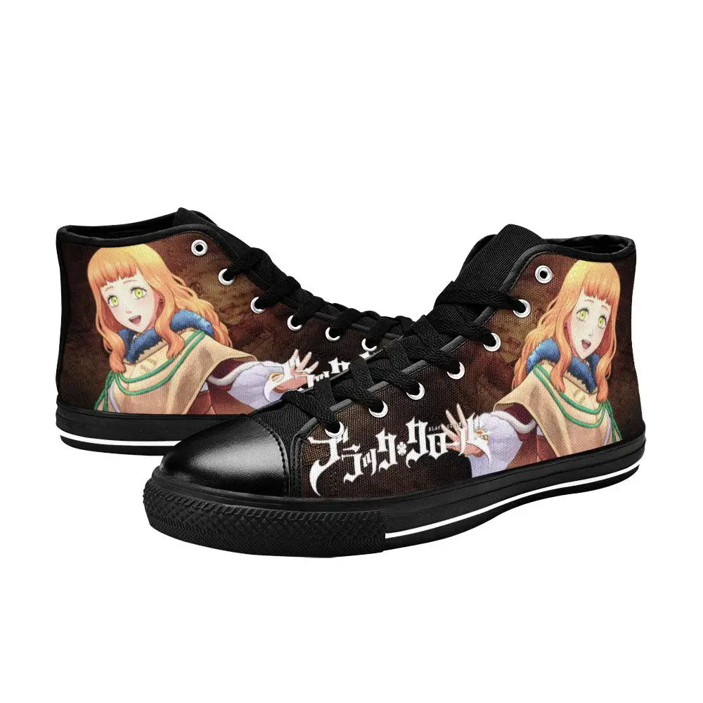 Black Clover Mimosa Vermillion Custom High Top Sneakers Shoes