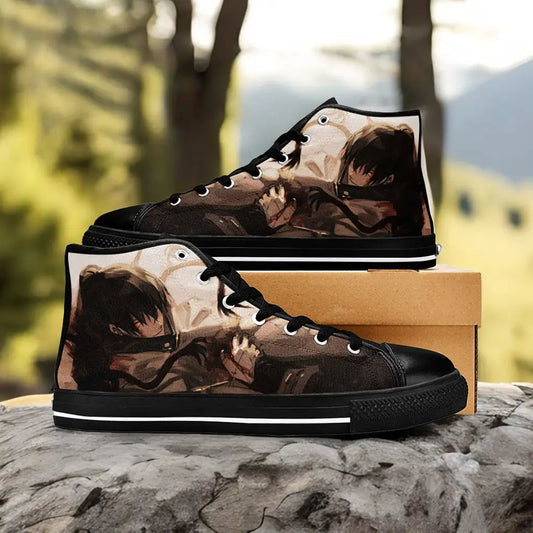 Black Clover Nacht Faust Custom High Top Sneakers Shoes