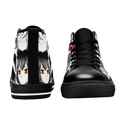 Black Clover Nero Secre Swallowtail Custom High Top Sneakers Shoes