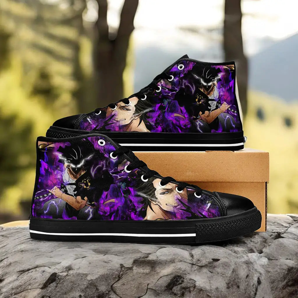 Black Clover Yami Sukehiro Custom High Top Sneakers Shoes