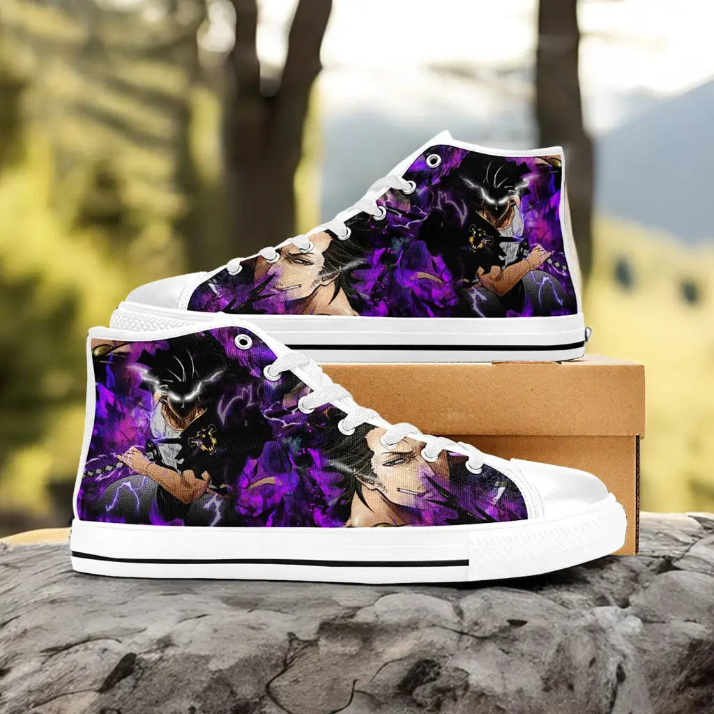 Black Clover Yami Sukehiro Custom High Top Sneakers Shoes