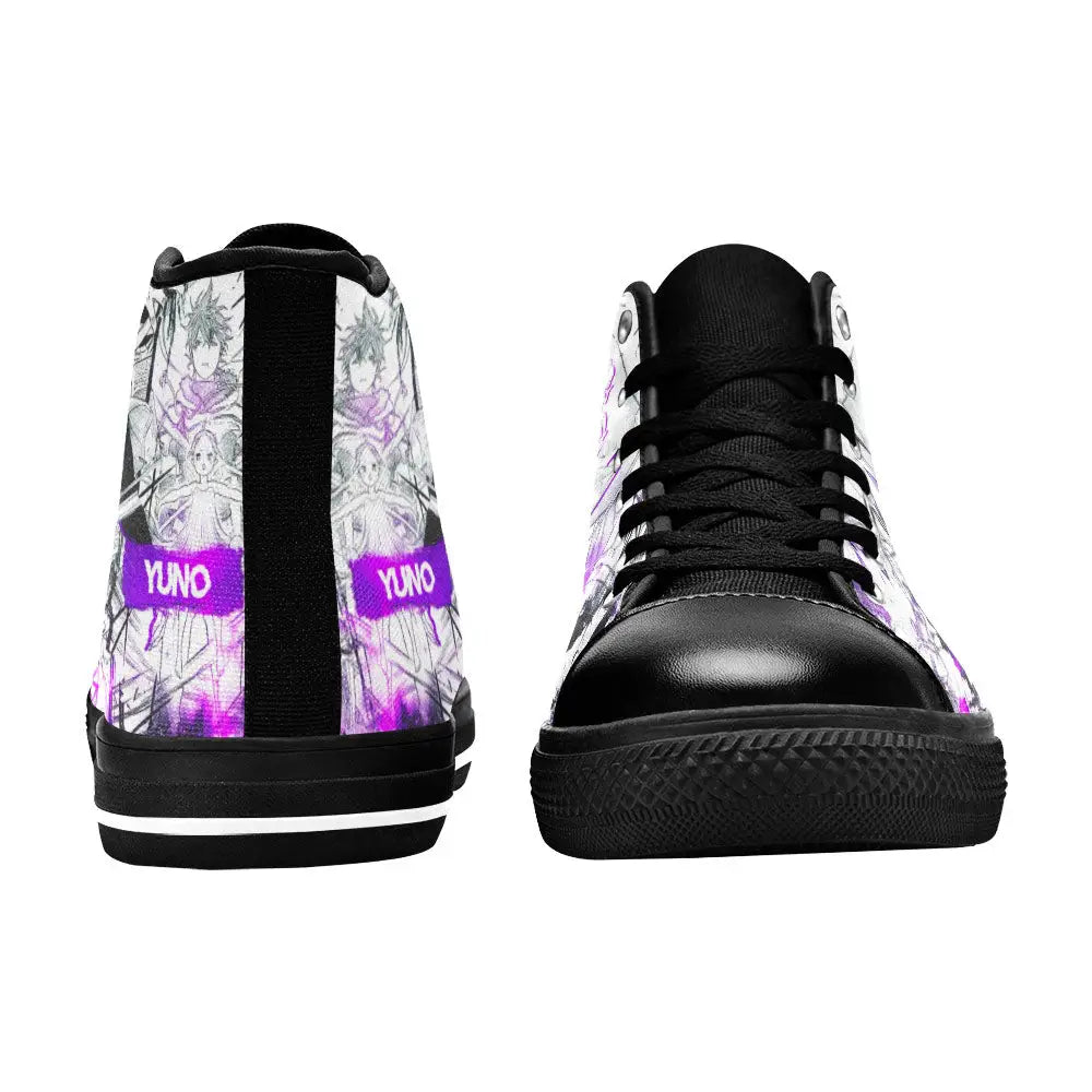 Black Clover Yuno Grinberryall Custom High Top Sneakers Shoes