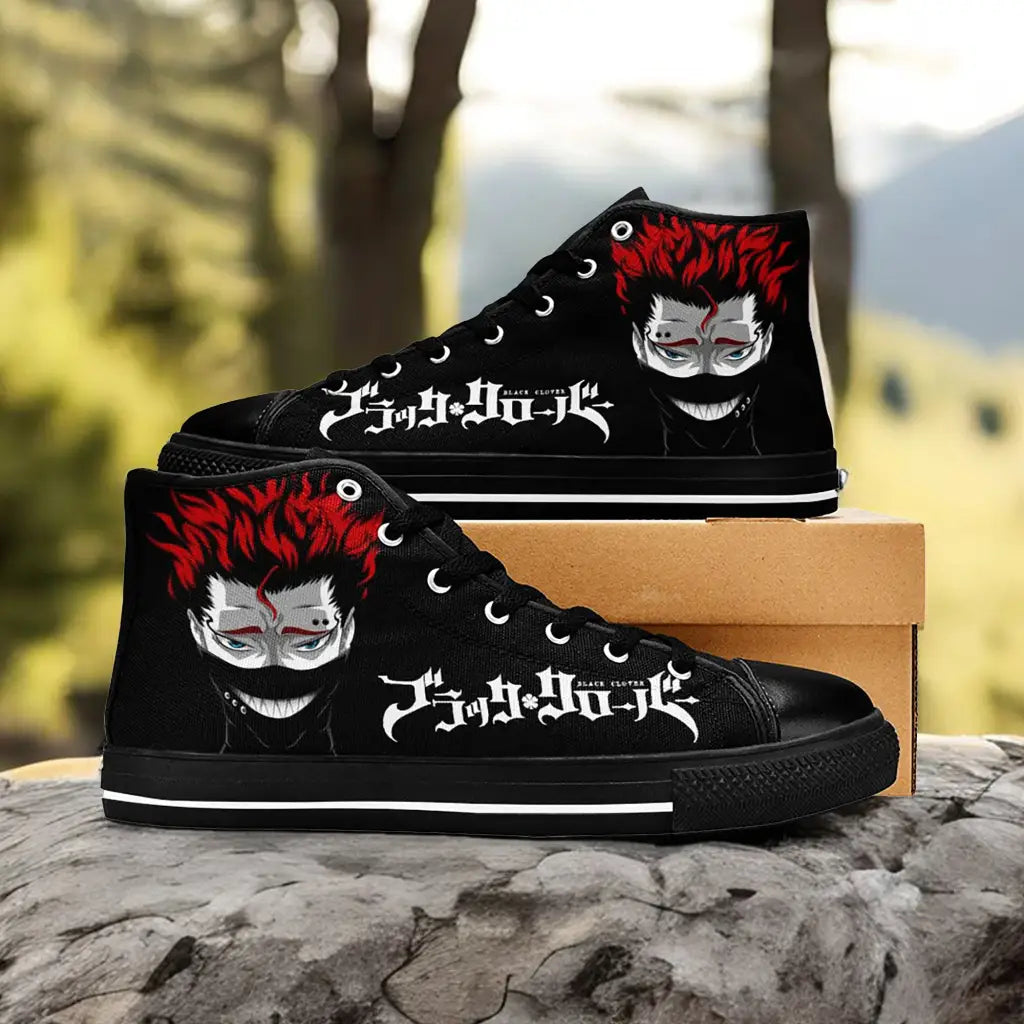 Black Clover Zora Ideale Custom High Top Sneakers Shoes