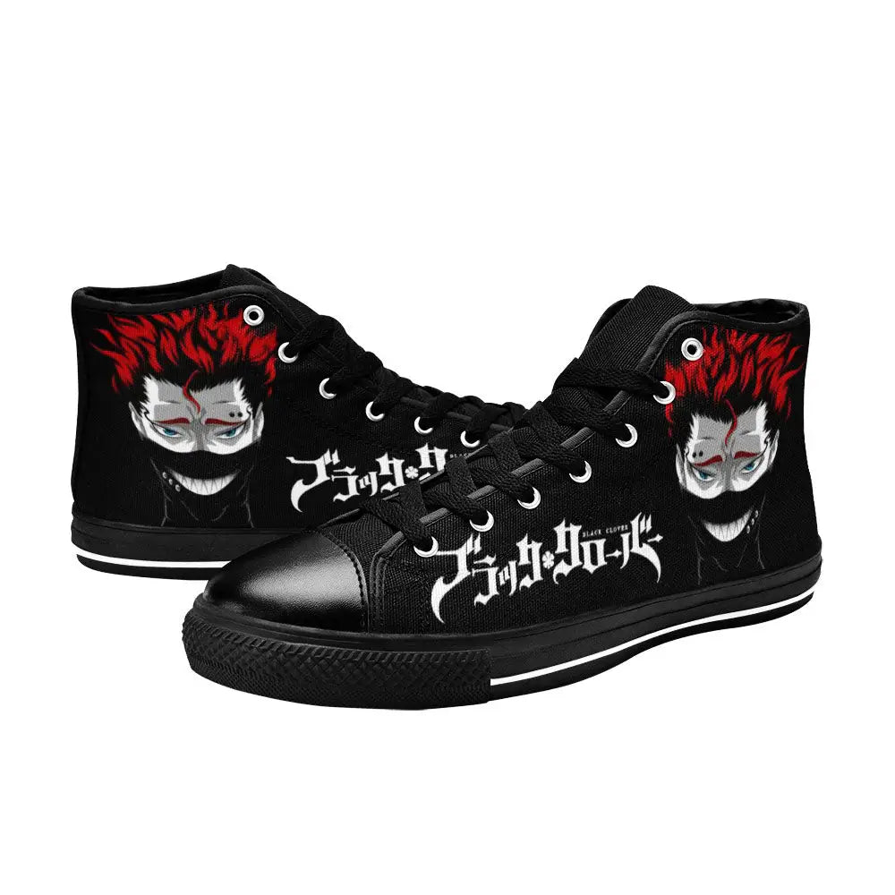 Black Clover Zora Ideale Custom High Top Sneakers Shoes