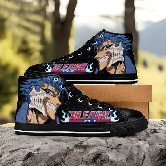 Bleach Espada Grimmjow Jaegerjaquez Custom High Top Sneakers Shoes