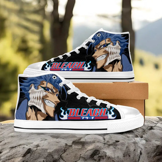 Bleach Espada Grimmjow Jaegerjaquez Custom High Top Sneakers Shoes