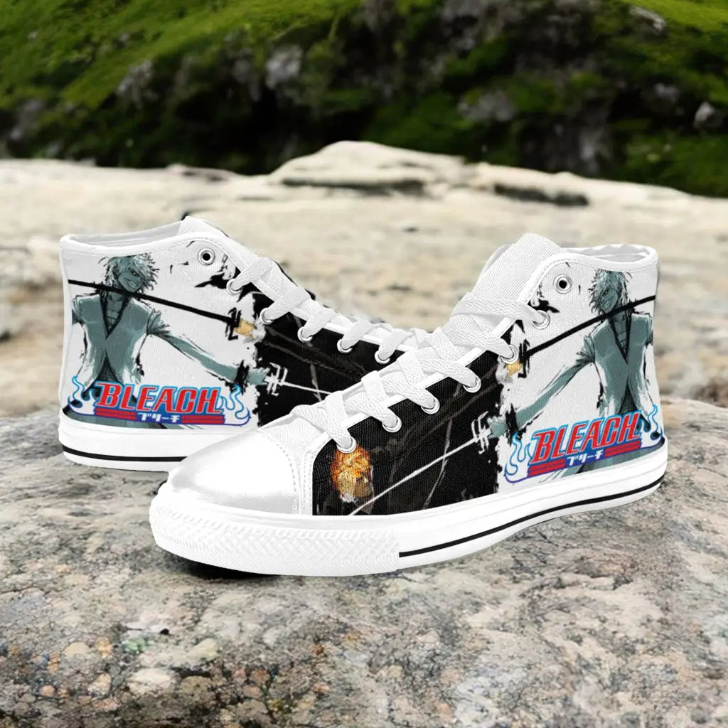 Bleach Final Getsuga Tenshou Ichigo Kurosaki Custom High Top Sneakers Shoes