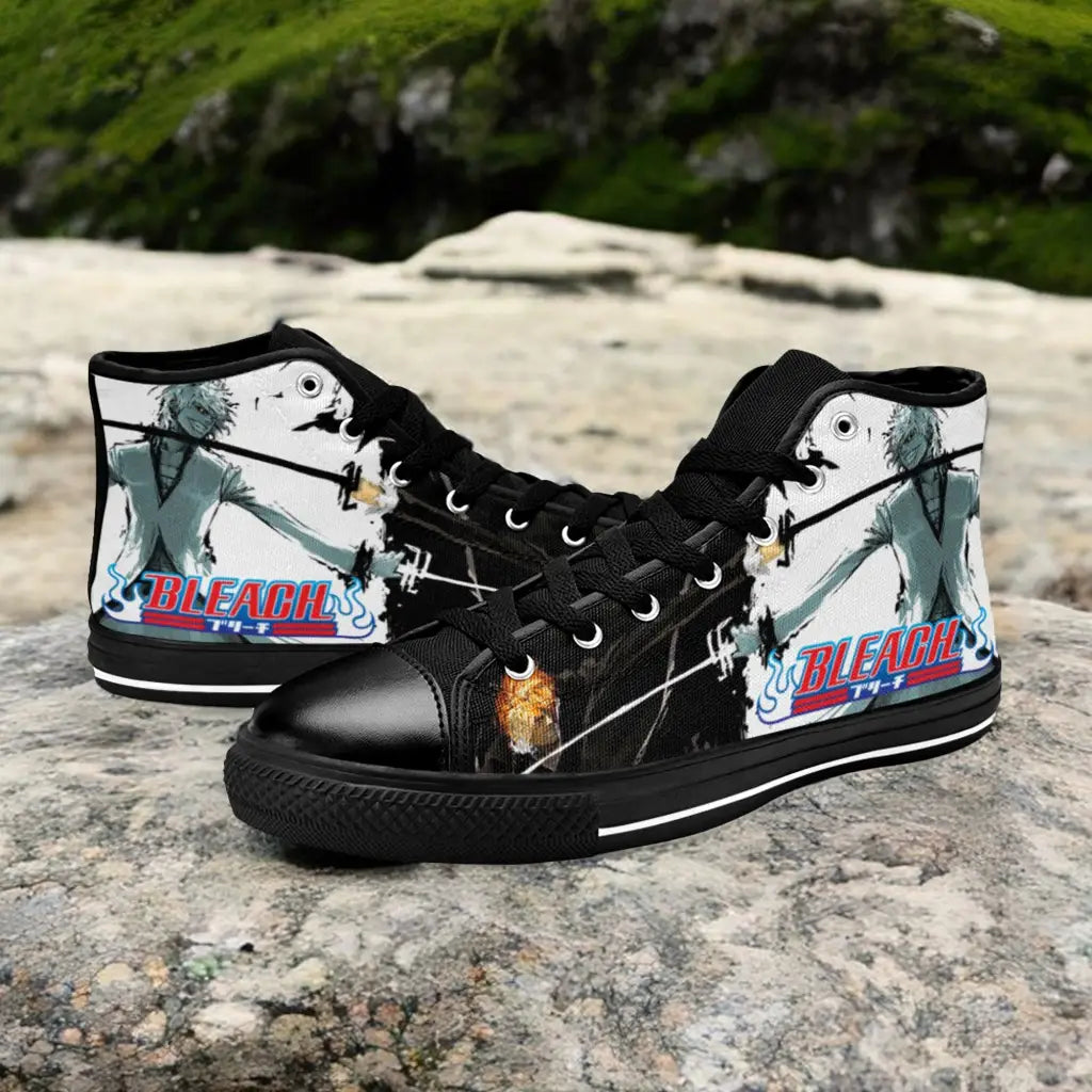 Bleach Final Getsuga Tenshou Ichigo Kurosaki Custom High Top Sneakers Shoes