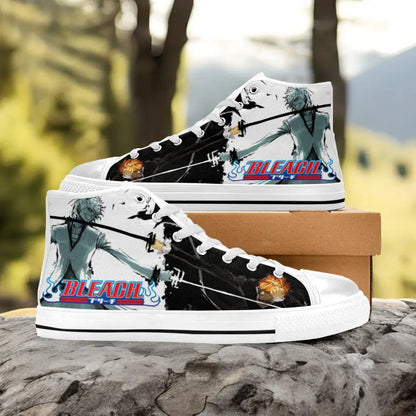 Bleach Final Getsuga Tenshou Ichigo Kurosaki Custom High Top Sneakers Shoes