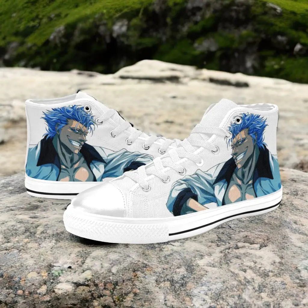 Bleach Grimmjow Jaegerjaquez Custom High Top Sneakers Shoes