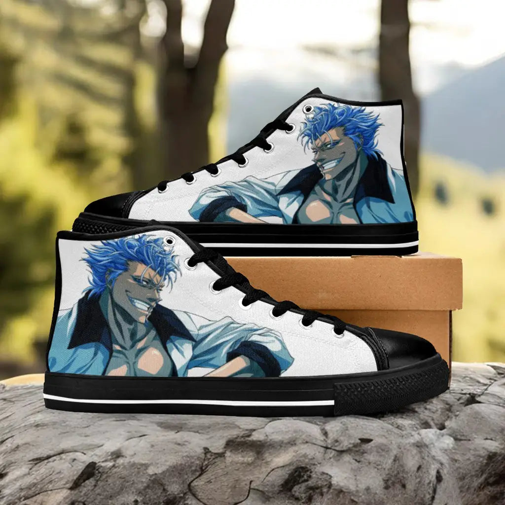 Bleach Grimmjow Jaegerjaquez Custom High Top Sneakers Shoes