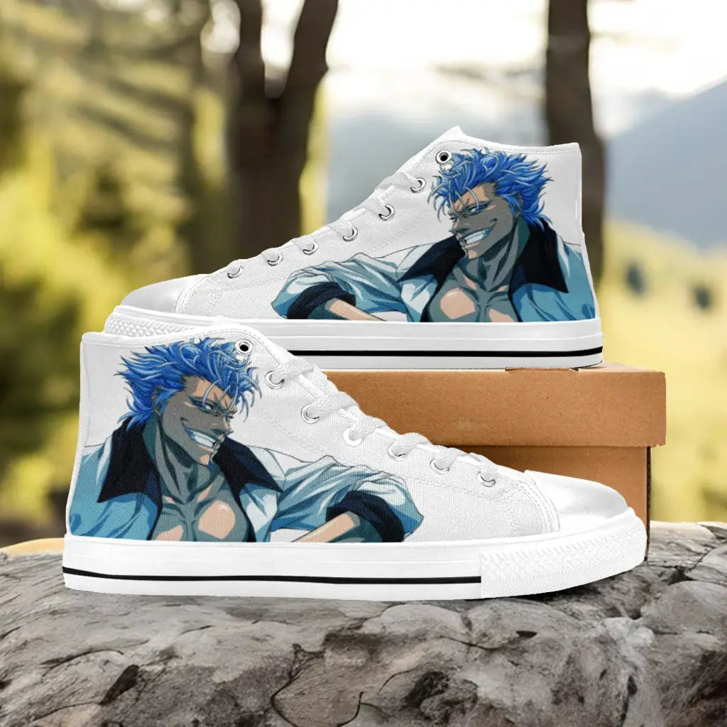 Bleach Grimmjow Jaegerjaquez Custom High Top Sneakers Shoes