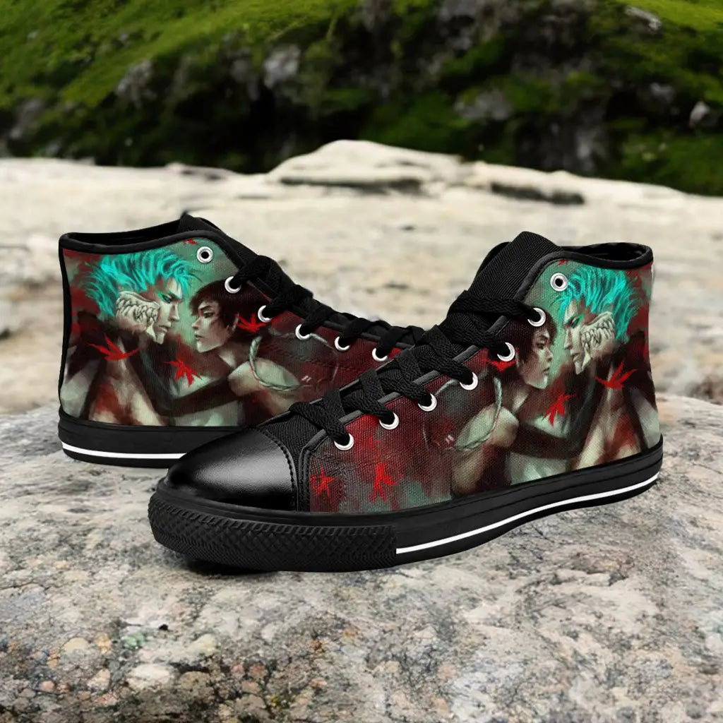 Bleach Grimmjow Jaegerjaquez Soifon Custom High Top Sneakers Shoes