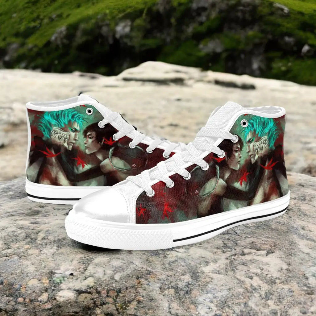 Bleach Grimmjow Jaegerjaquez Soifon Custom High Top Sneakers Shoes