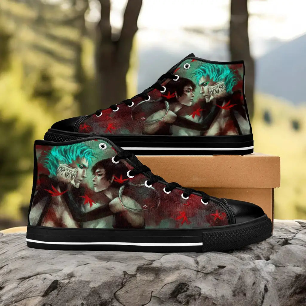 Bleach Grimmjow Jaegerjaquez Soifon Custom High Top Sneakers Shoes