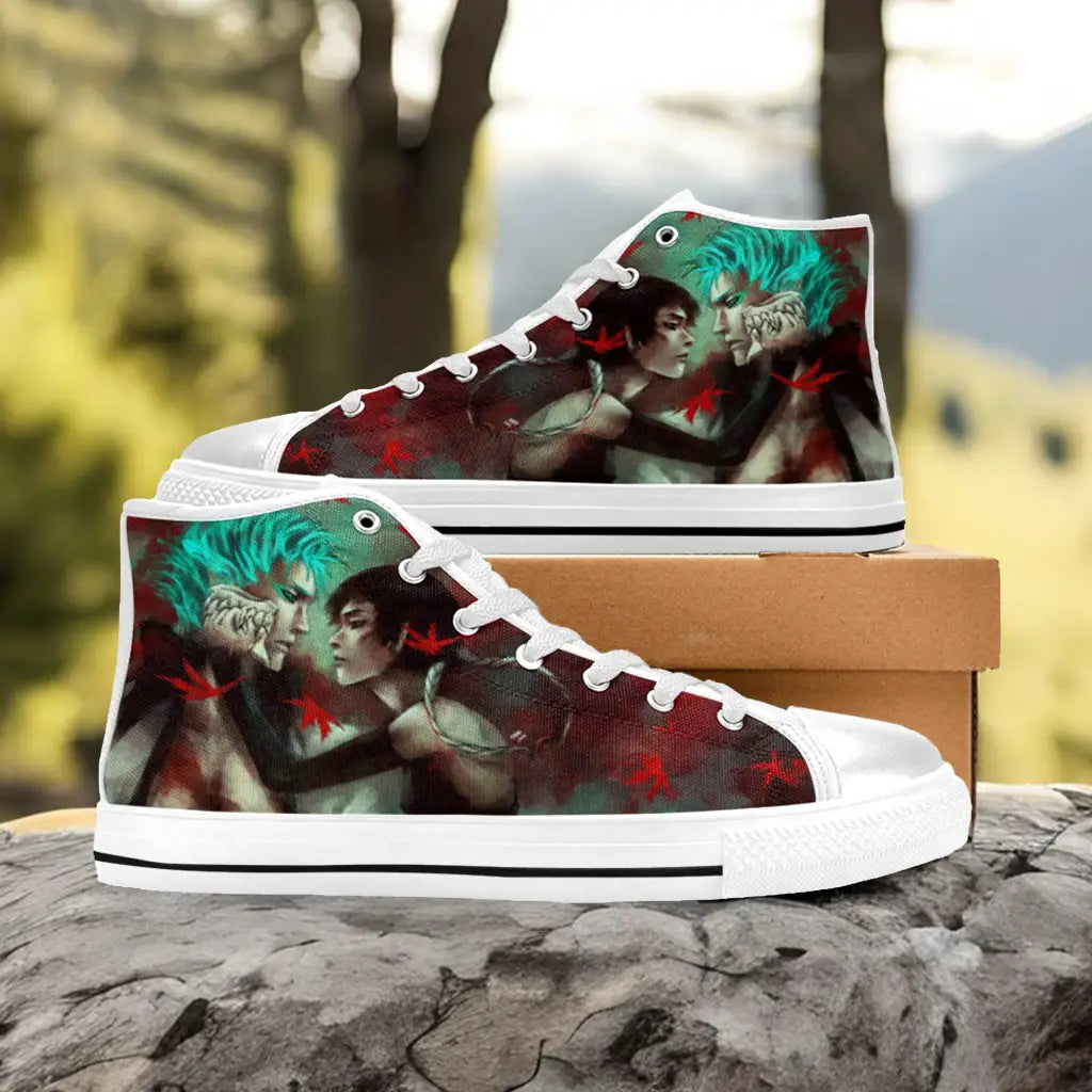 Bleach Grimmjow Jaegerjaquez Soifon Custom High Top Sneakers Shoes