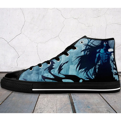 Bleach Ichigo Final Getsuga Tenshou Shoes High Top Sneakers