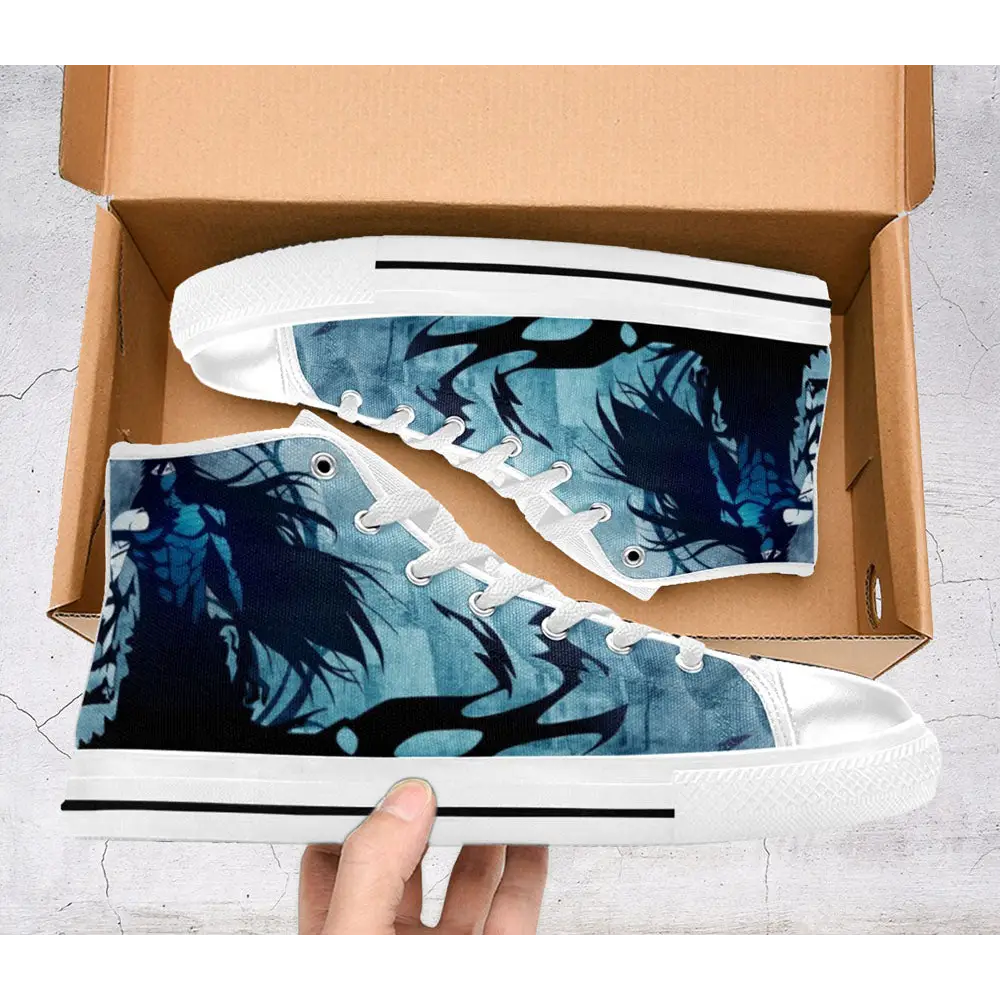 Bleach Ichigo Final Getsuga Tenshou Shoes High Top Sneakers