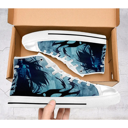 Bleach Ichigo Final Getsuga Tenshou Shoes High Top Sneakers