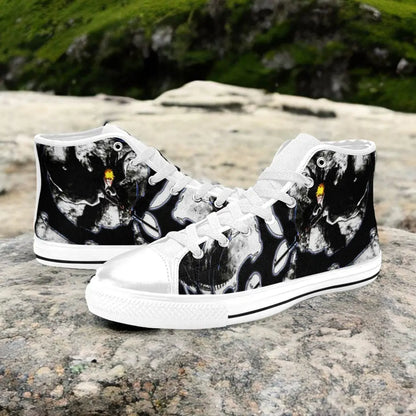 Bleach Ichigo Kurosaki Bankai Final Form Custom High Top Sneakers Shoes