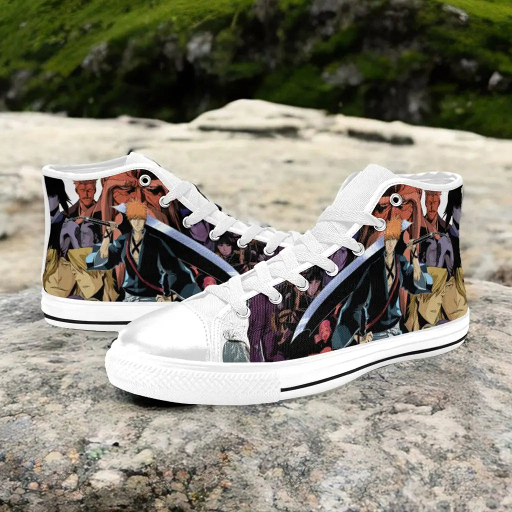 Bleach Ichigo Kurosaki Bankai Shoes Inspired Custom High Top