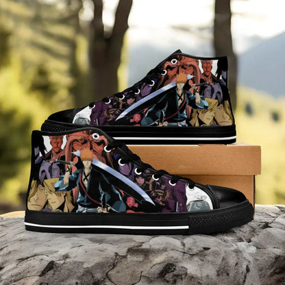 Bleach Ichigo Kurosaki Bankai Shoes Inspired Custom High Top