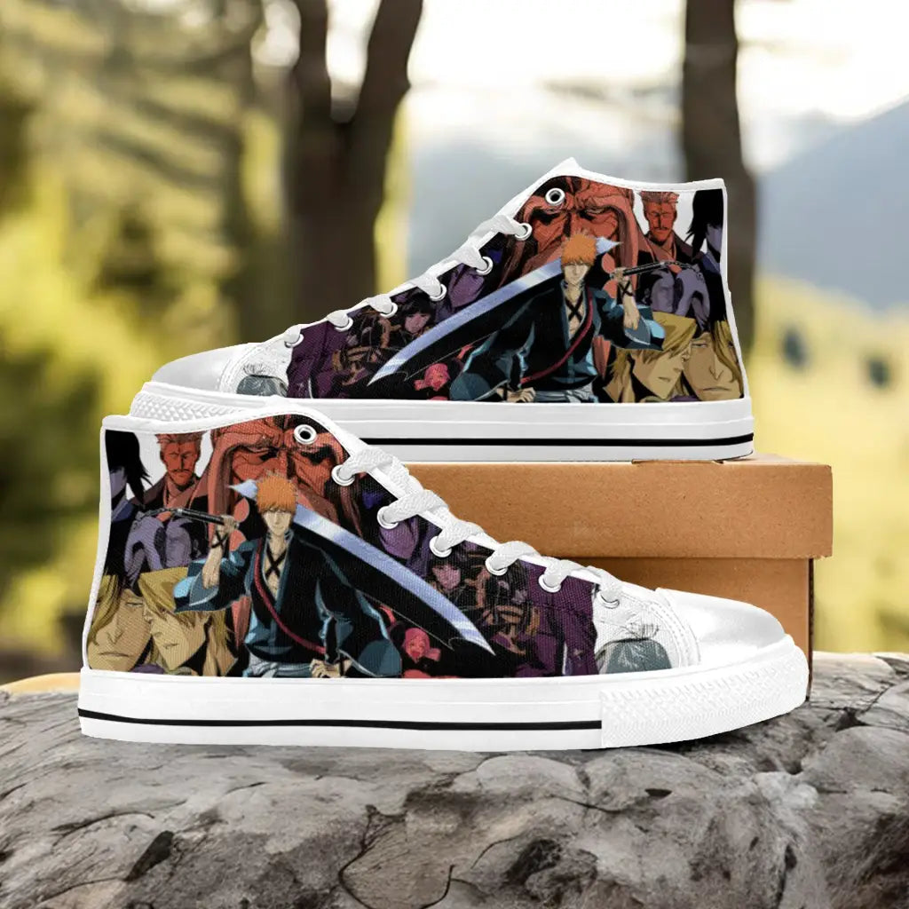 Bleach Ichigo Kurosaki Bankai Shoes Inspired Custom High Top