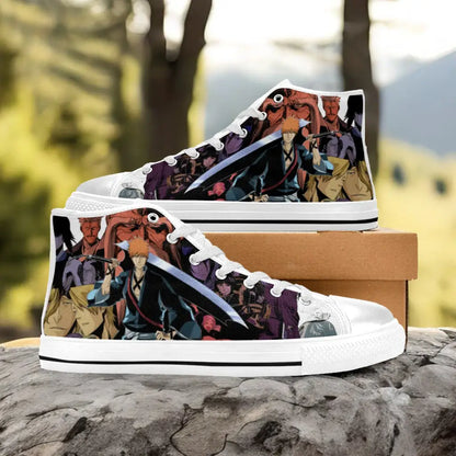 Bleach Ichigo Kurosaki Bankai Shoes Inspired Custom High Top