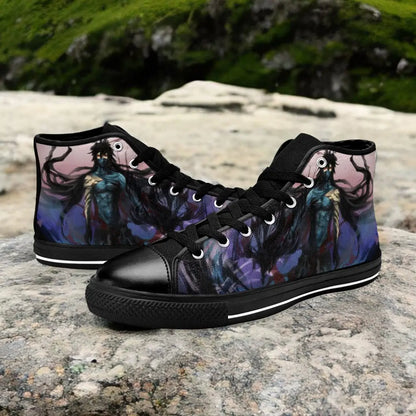 Bleach Ichigo Kurosaki Final Getsuga Tenshou Custom High Top Sneakers Shoes