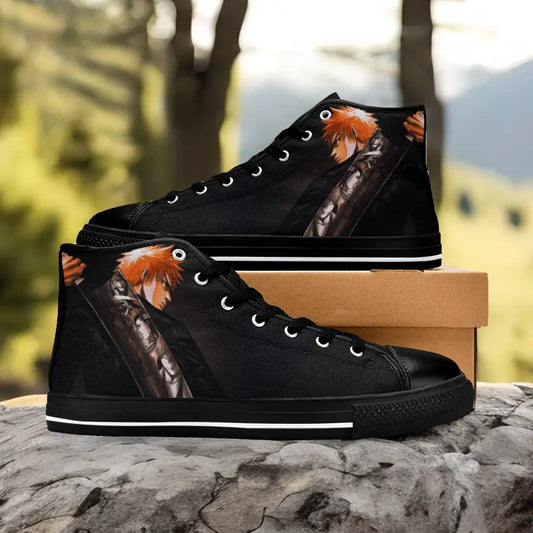 Bleach Ichigo Kurosaki Hollow Custom High Top Sneakers Shoes