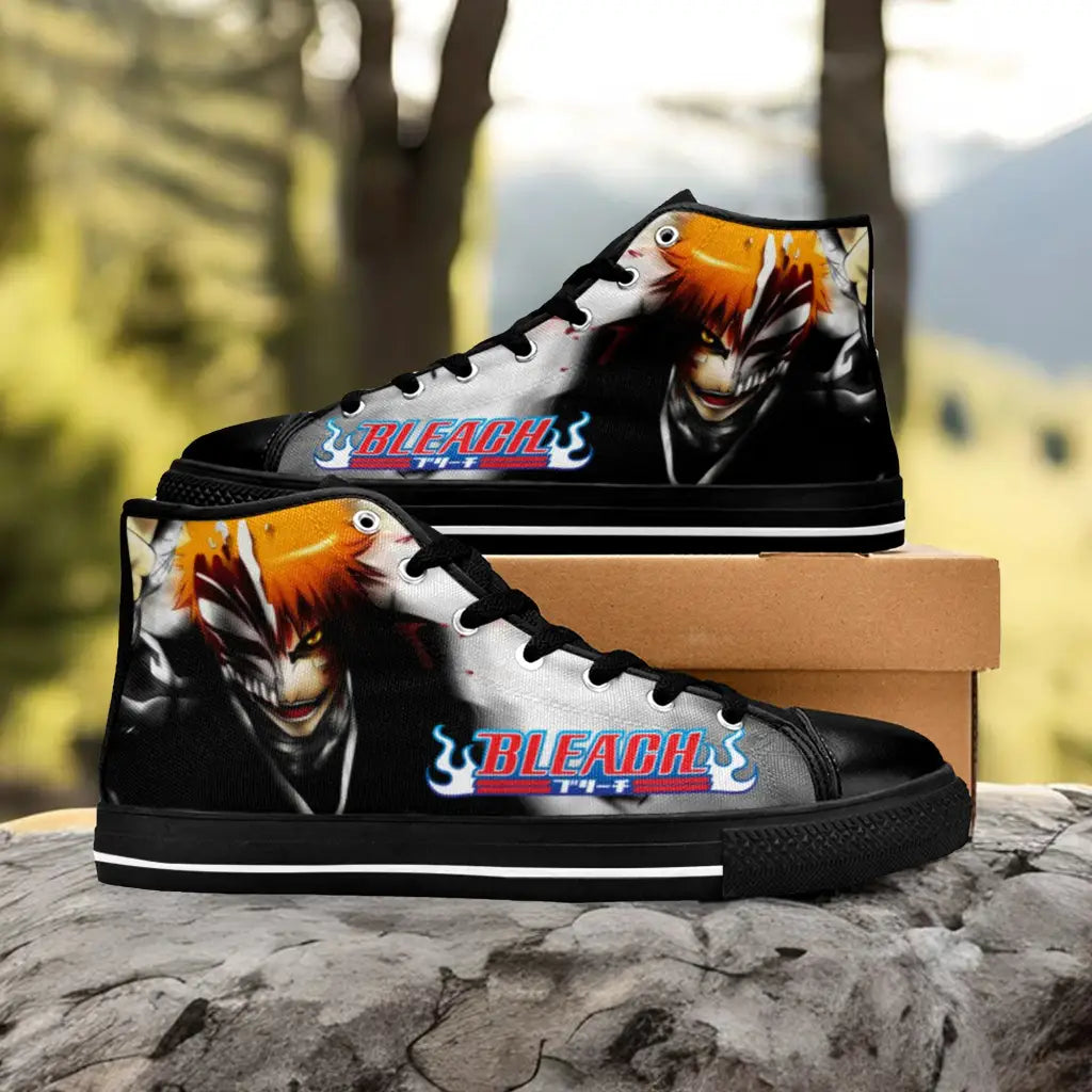 Bleach Ichigo Kurosaki Hollow Custom High Top Sneakers Shoes