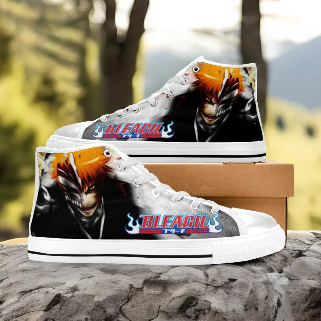 Bleach Ichigo Kurosaki Hollow Custom High Top Sneakers Shoes