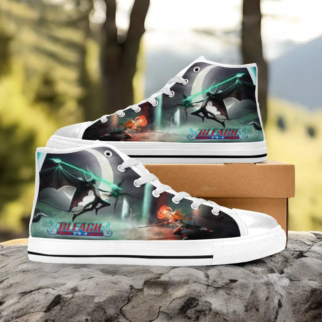 Bleach Ichigo vs. Ulquiorra Custom High Top Sneakers Shoes