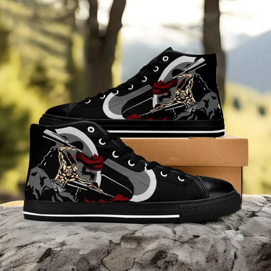 Bleach Ikkaku Madarame Bankai Custom High Top Sneakers Shoes