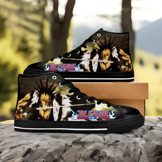 Bleach Kenpachi Zaraki Custom High Top Sneakers Shoes