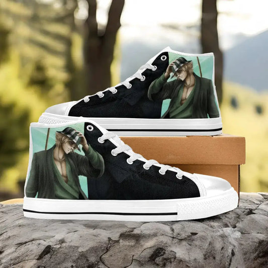 Bleach Kisuke Urahara Custom High Top Sneakers Shoes