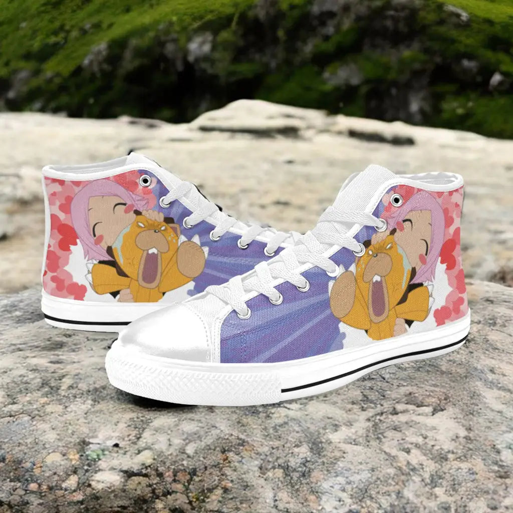 Bleach Kon Custom High Top Sneakers Shoes