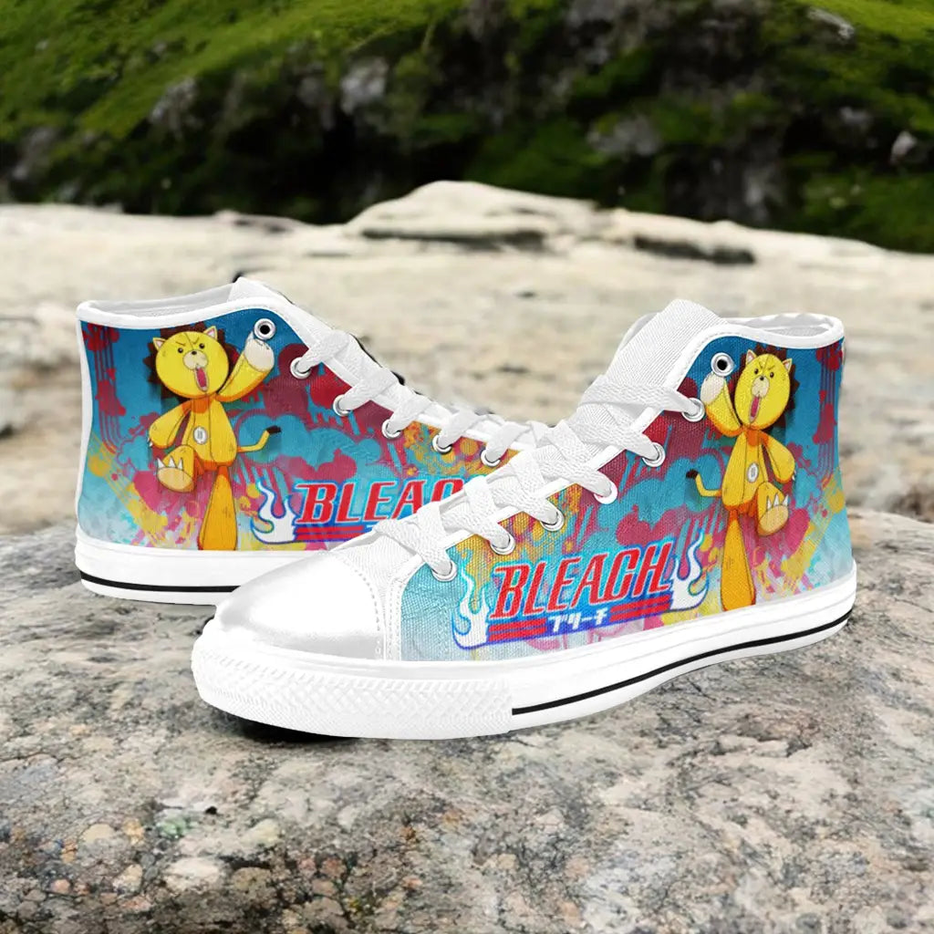 Bleach Kon Custom High Top Sneakers Shoes