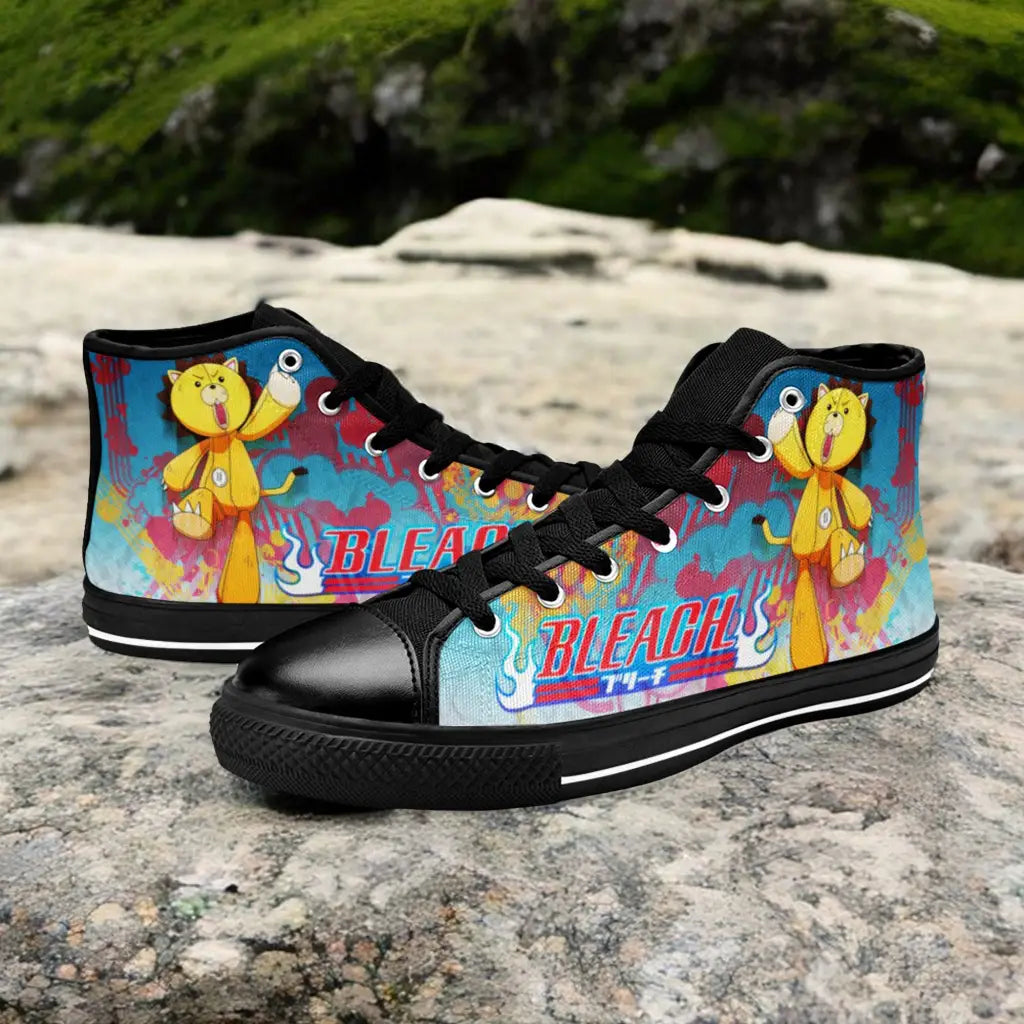 Bleach Kon Custom High Top Sneakers Shoes