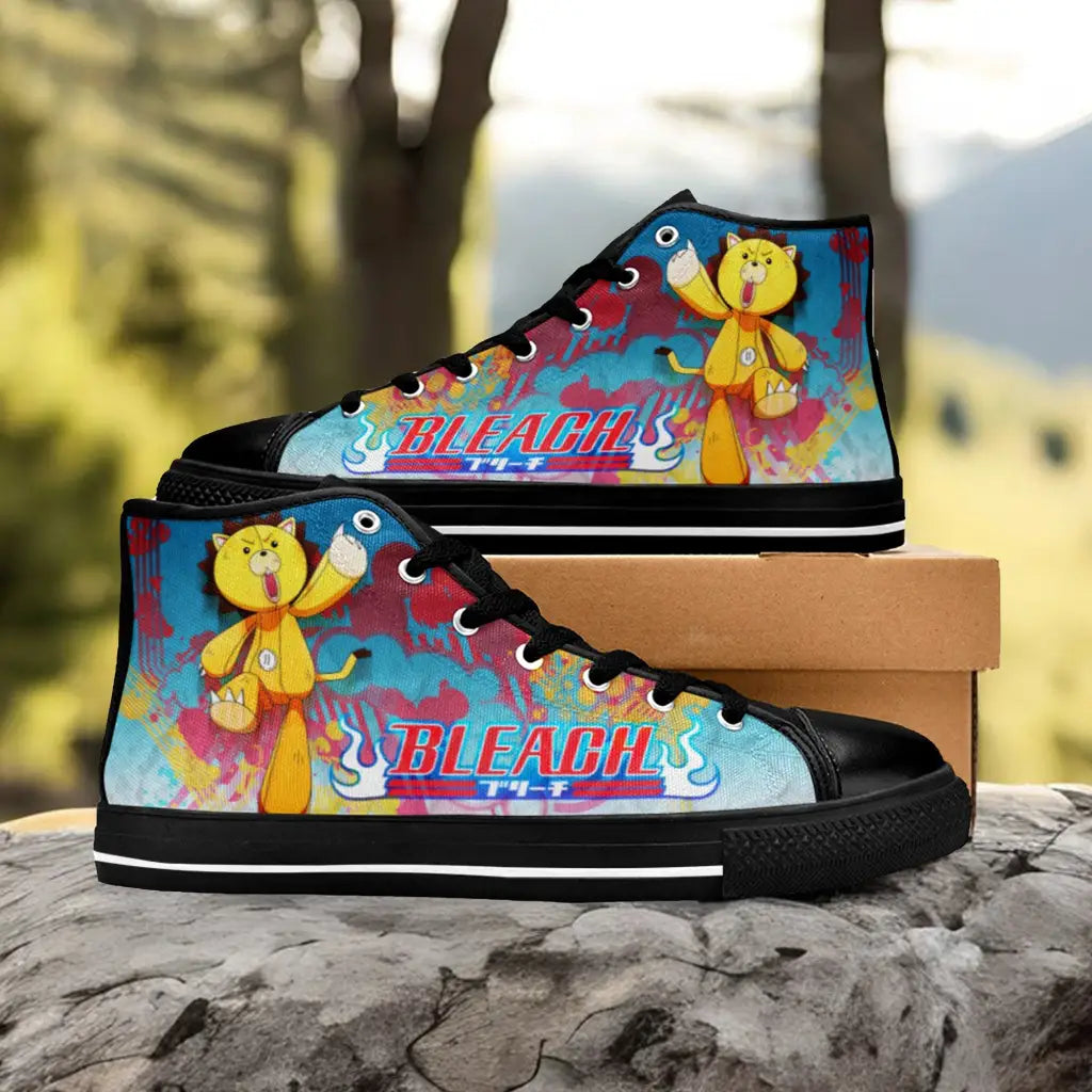 Bleach Kon Custom High Top Sneakers Shoes