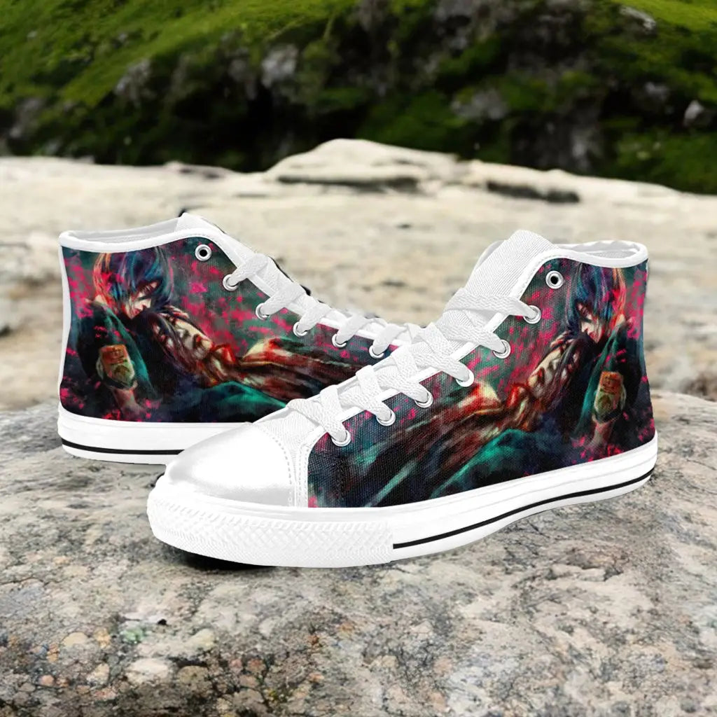 Bleach Kuchiki Rukia Byakuya Custom High Top Sneakers Shoes