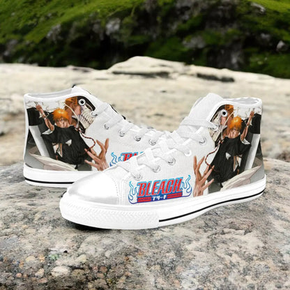 Bleach Kurosaki Ichigo Bankai Custom High Top Sneakers Shoes