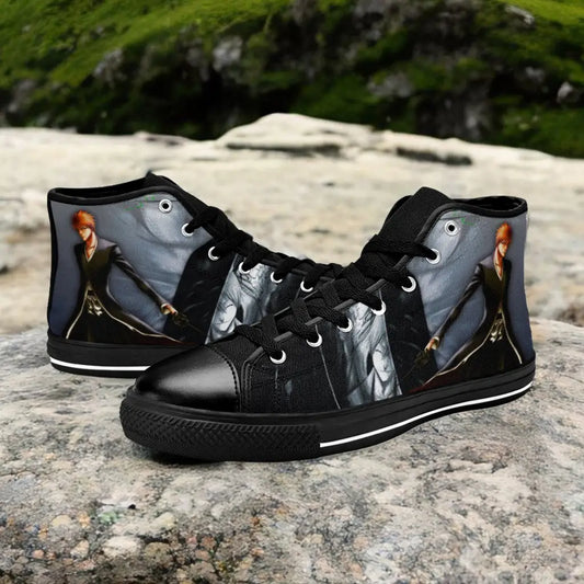 Bleach Kurosaki Ichigo Bankai Custom High Top Sneakers Shoes