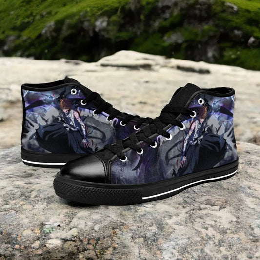 Bleach Kurosaki Ichigo Bankai Custom High Top Sneakers Shoes