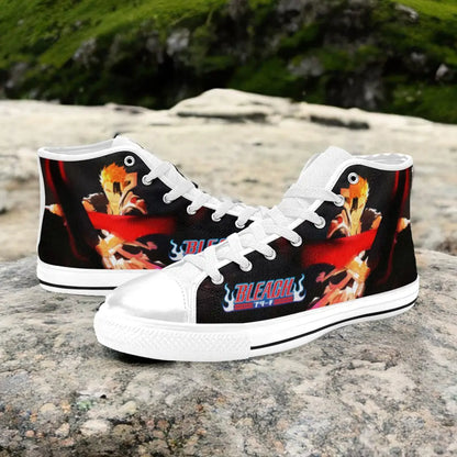 Bleach Kurosaki Ichigo Bankai Custom High Top Sneakers Shoes