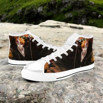 Bleach Kurosaki Ichigo Bankai Custom High Top Sneakers Shoes